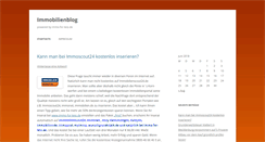 Desktop Screenshot of immobilienblog.immoforless.de